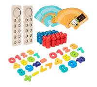 Giochi Di Matematica Per Bambini Da 5 A 7 Anni,Giocattoli Di Matematica Per Bambini Da 5 A 7 Anni,Giocattoli prescolari Manipolatori matematici Matematica asilo - Giochi di matematica