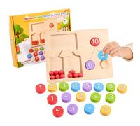 Giochi di Matematica per Bambini Tabellone Educativo per Abbinamento Numeri | Giochi Matematici per Bambini per Vacanze Compleanno Scuola Infanzia Elementare Aula da 3 Anni