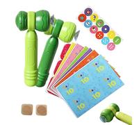 Giochi di Matematica per Bambini,Tavoletta Aritmetica con 2 Martelletti | Gioco Matematico per Bambini,Regalo per Viaggio Scuola Casa Compleanno Natale