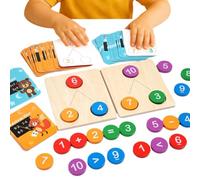 Giochi di Matematica per Tabella Educativa di Corrispondenza Numeri | Conteggio per scuola materna Scuola Aula Compleanno Vacanze da 3 Anni