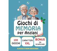 Giochi di Memoria per Anziani a Natale: Flash Card Game Book con Enigmistica, Quiz, e Idee Divertenti e Originali, da Regalare ad Amici e Parenti.