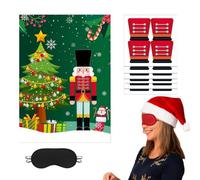 Giochi Di Natale Interattivo Attacca Il Cappello | Giochi con Poster dello Natalizio Per Compleanno Celebrazioni Familiari Feste In Casa Raduni Festivi