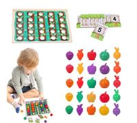 Giochi di Ordinamento | Puzzle Interattivo Educativo - Set Per Cucina Bambini Con Cibo Giocattolo,Per Scuola Aula Viaggio Picnic Ragazzi Ragazze Festa Di Compleanno