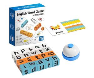 Giochi di ortografia, gioco di mappatura parole inglesi, pietre alfabetiche per bambini dai 3 anni in su: scuola materna, asilo, aula, casa, viaggi, compleanno