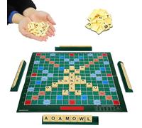 Giochi di Ortografia,Gioco per Apprendimento di Lettere E Parole,Parola di Ortografia Della Parola Inglese,Interessante Gioco Di Ortografia Di Parole,con 100 Fichas Soporte para 4 Jugadores Bolsa