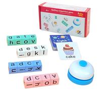 Giochi di Parole con Carte per Bambini - Giocattolo Educativo Colorato per Prescolare con Puzzle | Per Apprendimento del Lessico,per Bambini Ragazzi Amici Insegnanti Casa Scuola 'Infanzia Aula