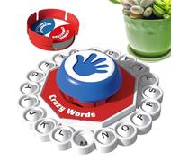 Giochi Di Parole Per Adulti - Giocattolo Da Tavolo Per Apprendimento Lettere Con Pressa | Gioco Educativo Per L Ortografia Delle Lettere - Per Bambini Giovani Adulti Raduno Familiare Intrattenimento F