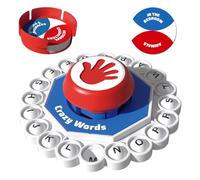 Giochi Di Parole Per Adulti,Giocattolo Tavola Per Apprendimento Alfabeto Con Pressione | Giochi Di Vocabolario | Per Bambini Giovani Adulti Raduno Familiare Intrattenimento Feste Scuola Asilo Scuola M