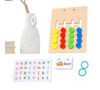Giochi Di Parole Per Bambini 2-in-1 Giocattoli con Lettere in Legno