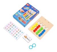 Giochi Di Parole Per Bambini 2-in-1 Giocattoli con Lettere in Legno