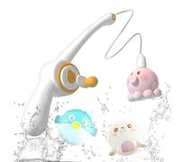 Giochi di per bambini, giocattoli da bagno per tutti,giocattolo magnetico con canna da | con design marino, gioco multifunzionale e brillante per la piscina