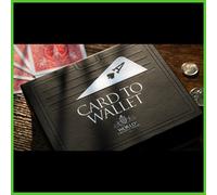 Giochi di Prestigio e Magia WGM CARD TO WALLET SET Carte Bicycle Portafoglio