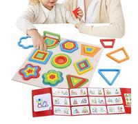 Giochi Di Puzzle Di Forme Per - Giochi di Apprendimento delle Forme,Attività Geometriche Per Lo Sviluppo L'Istruzione E L'Apprendimento - Educazione Materna Giardino