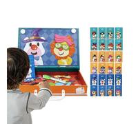 Giochi Di Puzzle Magnetici | Giochi Di A Doppia Faccia,Puzzle Magnetico Creativo,Per Adolescenti Adulti Ragazze Apprendimento Prescolare Viaggio Asilo Classe Ragazzi