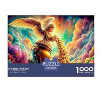Giochi di puzzle per adulti Heavenly Path: Angelo con pentola d'oro, stimolante e stimolante per la decompressione 38x26 cm/1000 pezzi