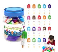 Giochi di riconoscimento dei numeri - assortito, materiale didattico per l'educazione della prima infanzia | Giocattoli educativi prescolari, giocattolo abbinato lettere , manipolatori