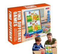 Giochi di Risoluzione dei Problemi - Divertenti Puzzle Immagini Carte Attività,Divertente Giocattolo Educativo Per Promuovere Abilità Per Bambini In Prescolare Ragazze Viaggio Scuola Occhio Mano