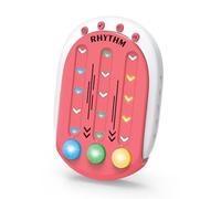 Giochi di ritmo per , console di gioco di ritmo, gioco di console push - gioco da tavolo interattivo con pulsanti, giocattolo sensoriale portatile con musica e luce per adulti