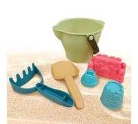Giochi di sabbia da spiaggia - 6 pacchetti, giocattoli interattivi Sand-pit, set di secchi da spiaggia | Giocattolo di sabbia tra cui secchio, pala, rastrello, sandbox Castle per giochi per ragazze