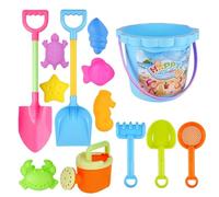 Giochi Di Sabbia Da Spiaggia Per Bambini | 13 Pezzi Di Attività Per Sabbiera Portatile,Set Di Giochi Da Spiaggia Per Bambini | Per Le Vacanze Estive, Viaggi E All'Aria Aperta Con Acqua, Piscina, Giard