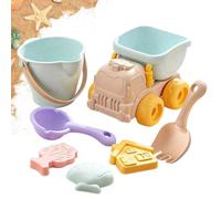 Giochi di Sabbia | Divertente Set Gioco Portatile con Palette e Secchiello - Giochi da Spiaggia per Bambini - per Bambini 3 Anni Giardino Riva del Fiume Asilo Scuola Materna