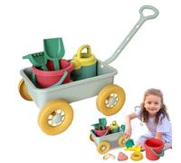 Giochi Di Sabbia - Kit Per Costruire Castelli Di Sabbia Da 1280 G | Kit Di Sabbie Da Gioco Per Apprendimento Precoce In ABS Da 8 Pezzi, Confezione Da 1, Con Carrello Per La Spiaggia Al Mare, Fuori Dal