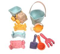 Giochi Di Sabbia Per Bambini | Gioco Per Sabbiera - Set con Secchiello e da Spiaggia,per Bimbi Prescolari Asilo Vacanze Estive Campeggio Compleanno Spazio Ricreativo Bordo Piscina