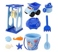 Giochi di sabbia per bambini - set di giocattoli a sabbia, giocattoli per la spiaggia per bambini a tema di cartone animato | Ragazzi ragazze di età superiore ai 3 anni Castle Building Construction Ac
