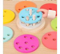 Giochi di Smistamento E Accatastamento in Legno per Lo Sviluppo Cognitivo