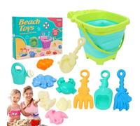 Giochi di Spiaggia per Bambini, Giocattoli di Sabbia da Viaggio | Giocattoli creativi all'aperto in Spiaggia,Playset di Caldo, Accessori da Viaggio Carini per Giocare, intrattenimento