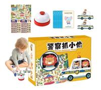 Giochi di Strategia per Bambini - Divertente Set Di Gioco Caccia Al Ladro | Giocattoli Educativi Puzzle A Due Giocatori, Sviluppo Delle Capacità Motorie Per Età Superiore A 3 Anni, Per Feste