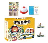 Giochi di Strategia per Bambini | Gioco Strategico per Catturare il Ladro - Giocattoli Educativi Puzzle A Due Giocatori, Sviluppo Delle Capacità Motorie Per Età Superiore A 3 Anni, Per Feste