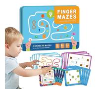 Giochi di sviluppo del cervello destro sinistro - Gambi logici per bambini, set di puzzle educativi | Tavole interattive colorate modellano pezzi corrispondenti, sfide del pensiero creativo per miglio