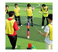 Giochi di team building per gruppi, kit di attività all'aperto con 8 blocchi ABS resilienti, sviluppa capacità di comunicazione e leadership, ideale per eventi aziendali e giornate sportive