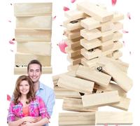 Giochi di Torre Della Lussuria, 48 Pezzi Giochi di Coppia Super Cattivo, Torre a Blocchi di Coppia, Gioco Super Naughty Block Tower, Lust Tower, San Valentino Tumbling Tower Stacking Blocks Game