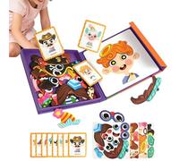 Giochi Di Vestizione E Travestimento,Puzzle Da Tavolo Con Personaggi | Giocattolo Per Imparare A Vestirsi - Per Bambini Di 3-6 Anni, Per Compleanno, Natale, Scuola Materna, Aula E Viaggio