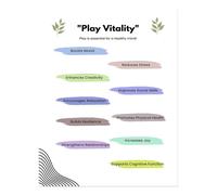 "Giochi di vitalità" citazione arte murale per arredamento home office...