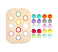 Giochi didattici per il dono educativo per la tavola di sotter in legno per