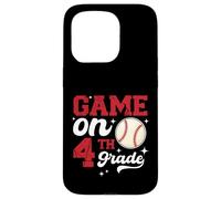 Giochi divertenti sul baseball di quarta elementare Primo giorno di scuola Custodia per iPhone 15 Pro
