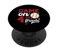 Giochi divertenti sul baseball di quarta elementare Primo giorno di scuola PopSockets PopGrip Adesivo