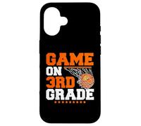 Giochi divertenti sul primo giorno di scuola di basket di terza elementare Custodia per iPhone 16