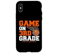 Giochi divertenti sul primo giorno di scuola di basket di terza elementare Custodia per iPhone X/XS