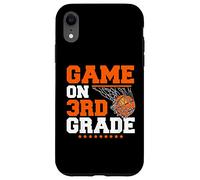 Giochi divertenti sul primo giorno di scuola di basket di terza elementare Custodia per iPhone XR