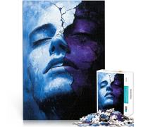 Giochi educativi Decorazione della casa Dualità fratturata puzzle 2000 pezzi per adulti 70x100cm Ottimi regali e giocattoli per età 14+