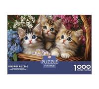 Giochi educativi di 1000 pezzi sugli animali, sfide divertenti, perfetti per rilassarsi, puzzle facile da assemblare, decorazione per la casa, regali di compleanno, 38x26 cm / 1000 pezzi