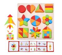 Giochi Educativi di Forme per Bambini,Puzzle Classificazione Forme in Legno | Attività Sviluppo Apprendimento Bambini