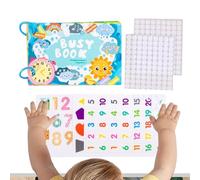 Giochi educativi per bambini piccoli: libro di attività pratiche, divertimento per lo sviluppo di abilità | Guida compatta alle attività di viaggio per bambini, ragazzi e ragazze, quaderno di esercizi