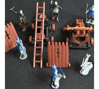 Giochi Giocattolo Medievale Castello Decor Cavalieri Fanteria Storia Modello Hot
