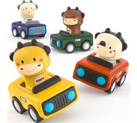 Giochi Macchinine per Bambini 1 Anni 4pcs Set di Veicoli da Gioco per Bambini