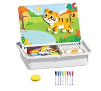 Giochi Magnetici Volto, Gioco Educativo Puzzle Doppia Faccia, Gioco di Abbinamento per Volto e Vestiti, Regalo Vacanze Natale Asilo Scuola Materna Casa